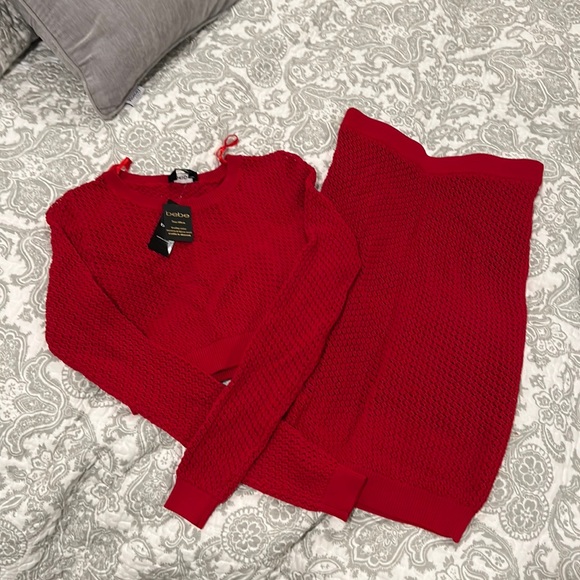 Set cropped top and skirt from Bebe BNw/T. - Picture 1 of 6